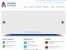 Tablet Screenshot of dinamikisi.com